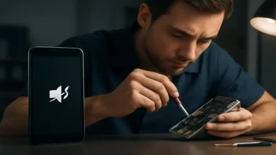 سبب اختفاء صوت الهاتف وكيفية حل المشكلة مع أكشن صيانة