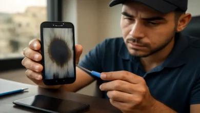 كيفية إصلاح شاشة هاتف سامسونج المحروقة في الأردن